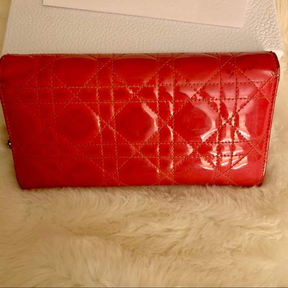 Lady Dior Cannage Wallet On Chain - Picture 7 of 8